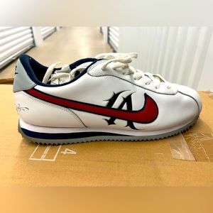 Nike Cortez iD Basic  shoes in original box. Tongue Right Psych. Tongue Left Doc